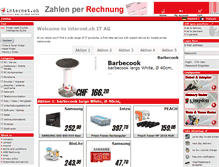 Tablet Screenshot of internet.ch