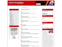 Tablet Screenshot of kraftaheimar.internet.is