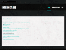 Tablet Screenshot of internet.biz