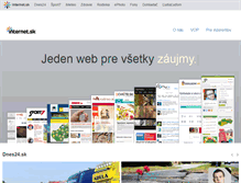 Tablet Screenshot of internet.sk